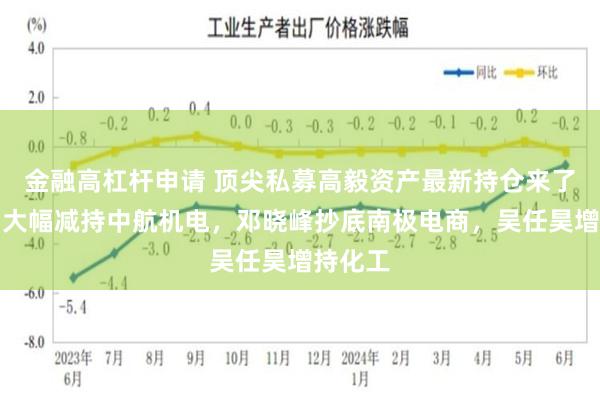 金融高杠杆申请 顶尖私募高毅资产最新持仓来了！冯柳大幅减持中航机电，邓晓峰抄底南极电商，吴任昊增持化工