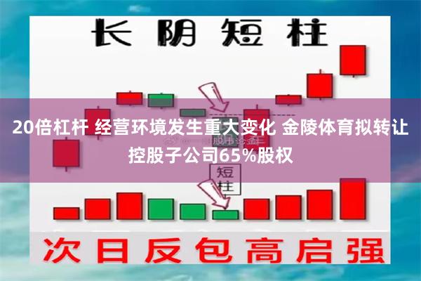 20倍杠杆 经营环境发生重大变化 金陵体育拟转让控股子公司65%股权